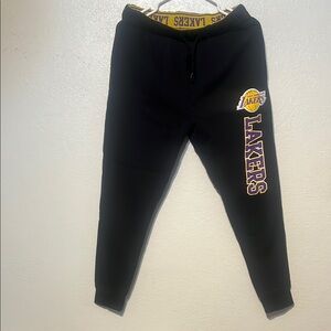 Black Los Angeles Lakers Sweatpants